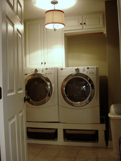 Washer/Dryer Stand Installed