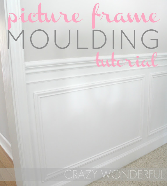 picture frame moulding – tutorial