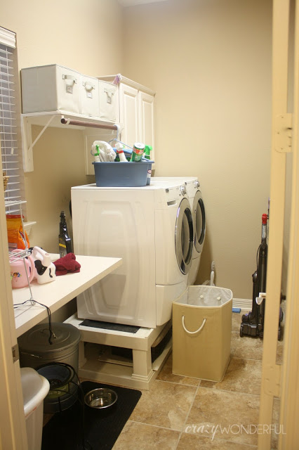 my mess of a laundry room