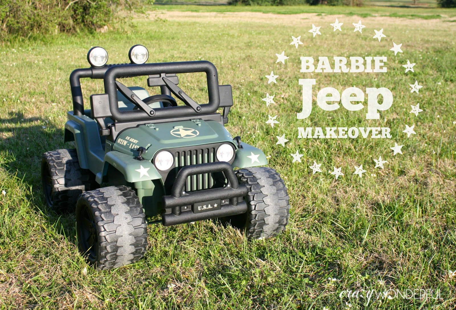 barbie jeep makeover | willy’s jeep