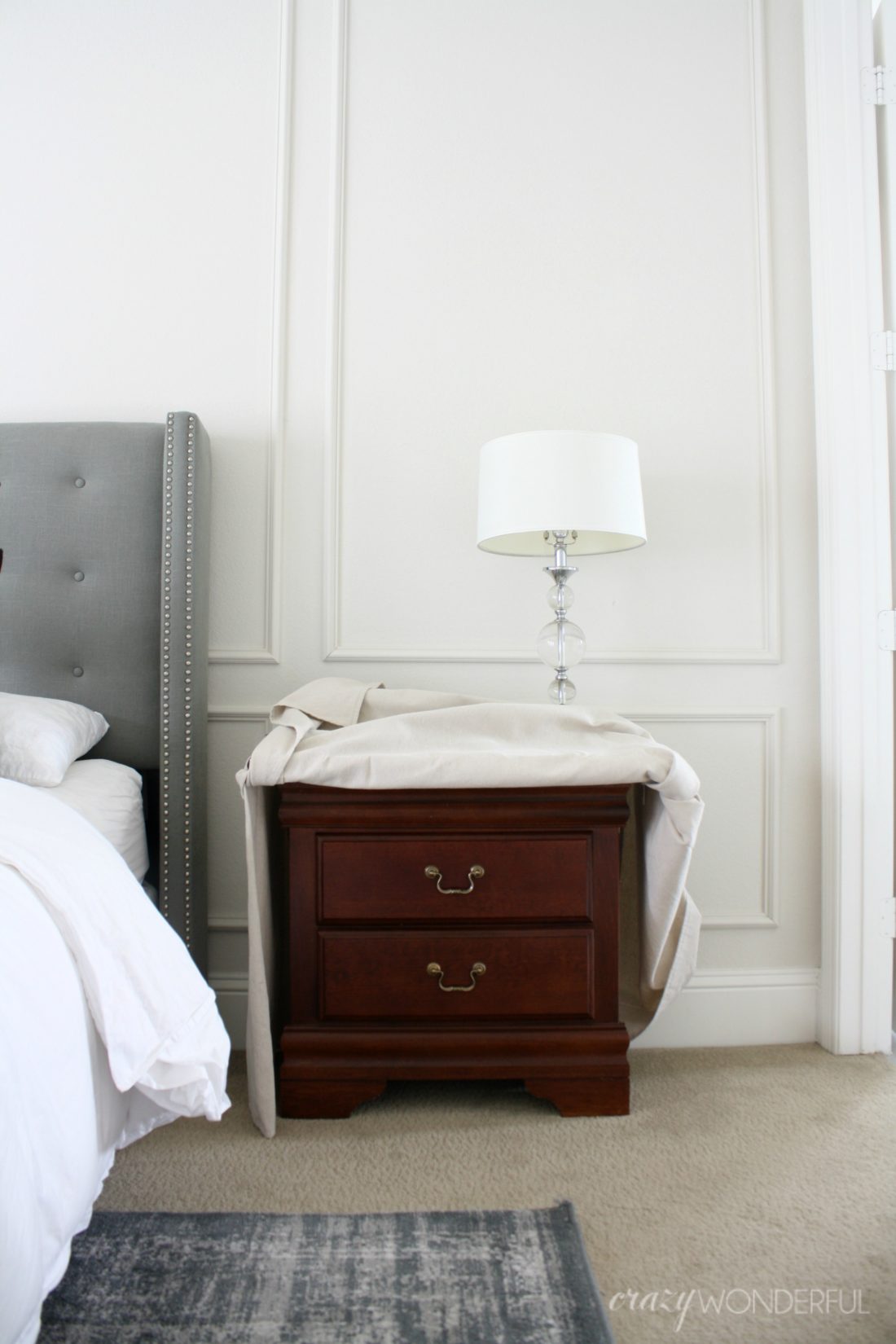 Slipcovers using Painter's Drop Cloth Crazy Wonderful