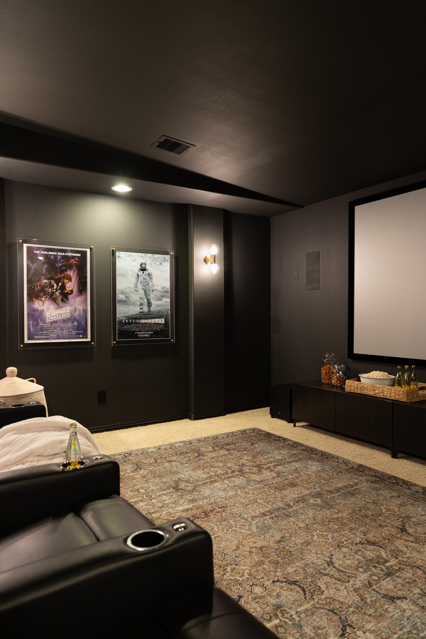 Our Finished Home Theater Crazy Wonderful