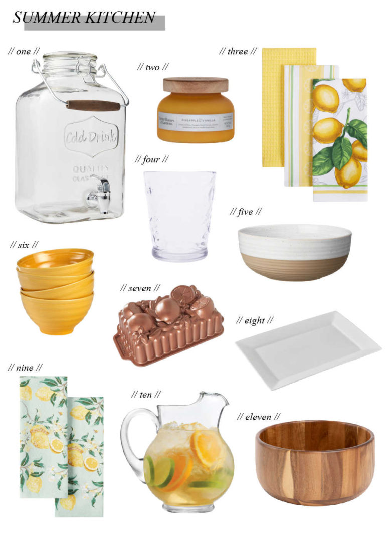 Summer Tabletop for the Kitchen - Crazy Wonderful