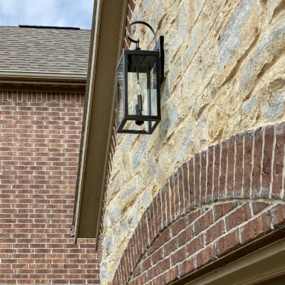 Our New Outdoor Sconce