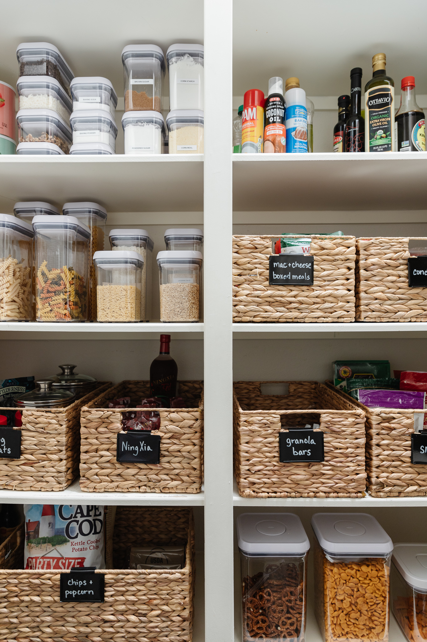 Sturdy Storage Bins, Small Pantry/Closet Baskets