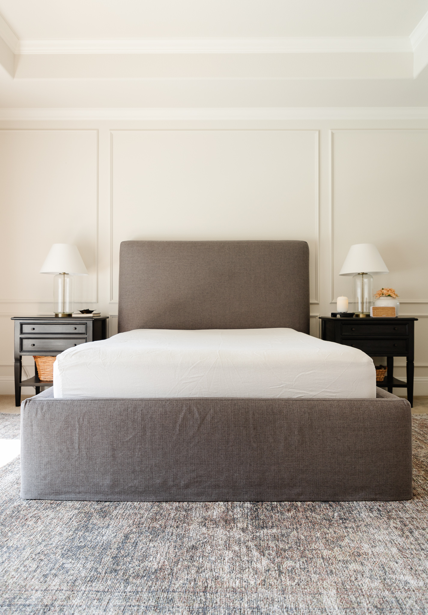 DIY Upholstered Bed - Crazy Wonderful