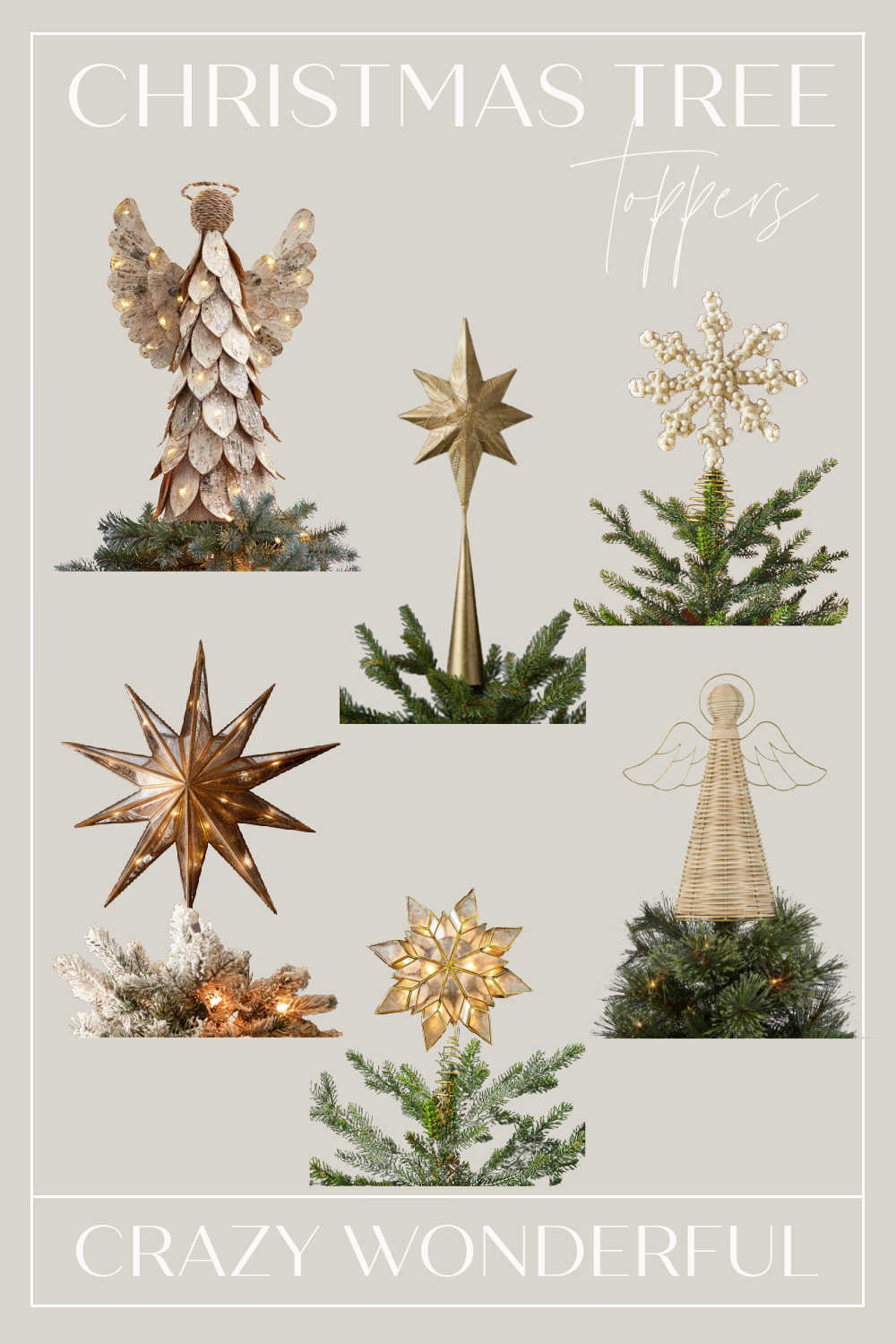 Christmas tree toppers