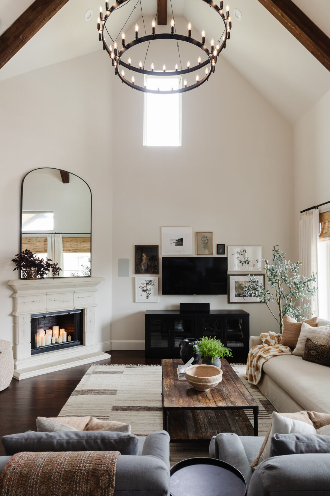 living room chandelier ideas