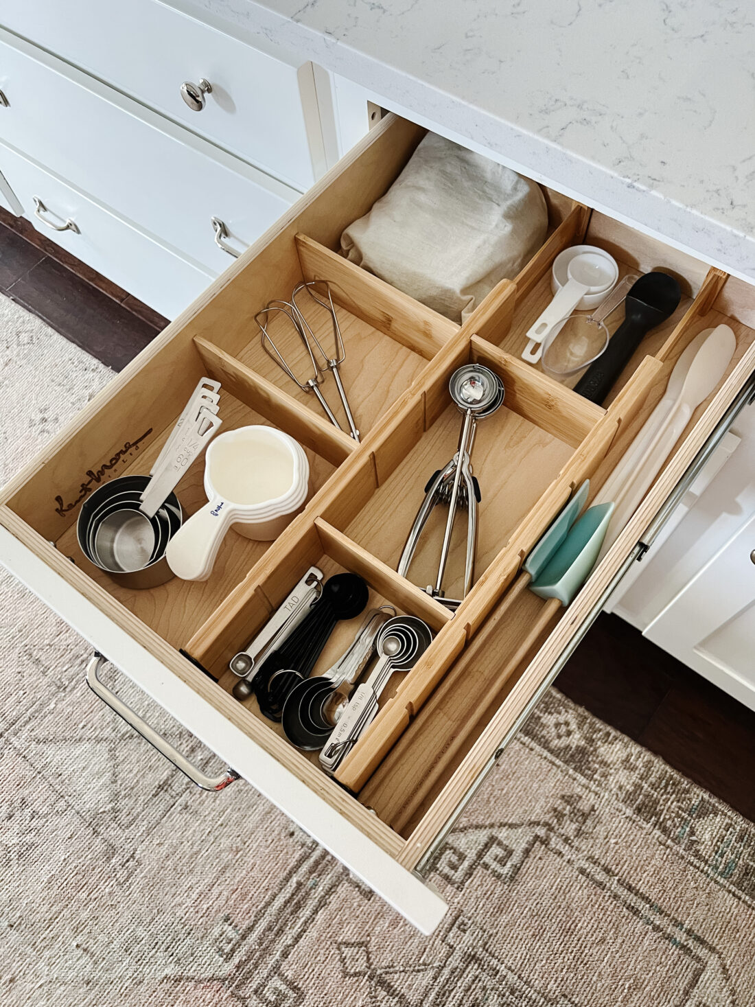 kitchen drawer organization inspiration
